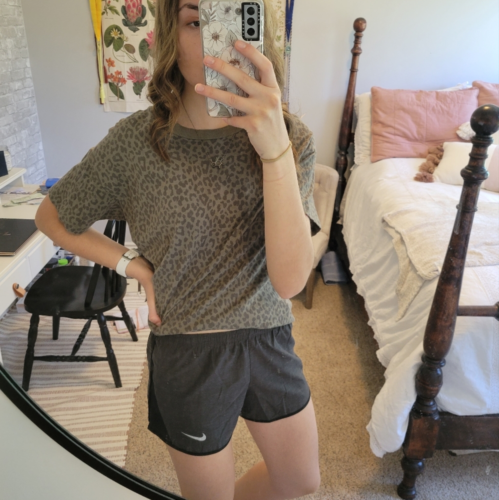 Nike Grey Dry-Fit Running Shorts